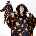 thumbnail image 4 of Joyfy Wearable Blanket Oversized Sherpa Sweatshirt, Warm and Cozy Hoodie Blanket for Adult Christmas Birthday Gift, 4 of 8