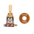 thumbnail image 4 of unbranded Interruptor Toggle Dorado 3 Vías Para Guitarra Con Arandela Ritmo Y Sin Ruido, 4 of 8