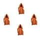 thumbnail image 4 of 4 piezas de vástago de válvula de neumático de aluminio naranja para coche Universal Cola Casquillos de la válvula del neumático de la bicicleta, 4 of 4