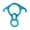 Blue, variant on QueMer Professional Rock Climbing Equipment Figures 8 Descender For Safe And Controlled Descent In Mountaineering