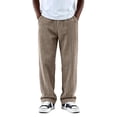 thumbnail image 5 of Men's Corduroy Pants Ribbed Texture Straight Leg Retro Streetwear Casual, 5 of 9