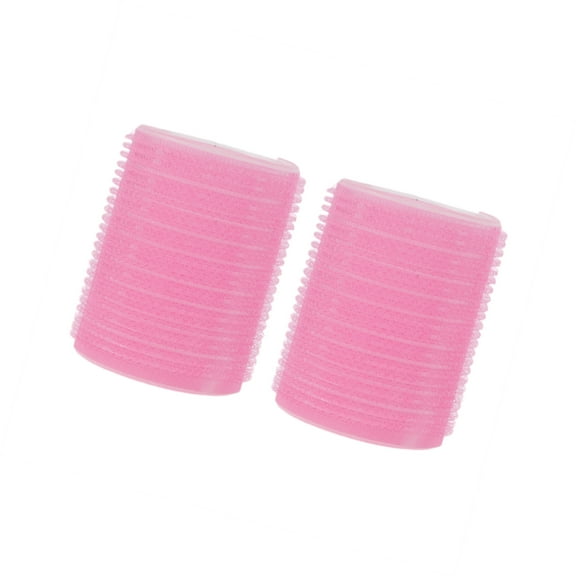 Vocoste 2pcs Durable Large Bangs Hair Rollers for Women 2.76"x1.97" Pink