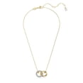 thumbnail image 2 of Collar con colgante Swarovski Dextera con forma de lazo entrelazado, transparente, 2 of 6