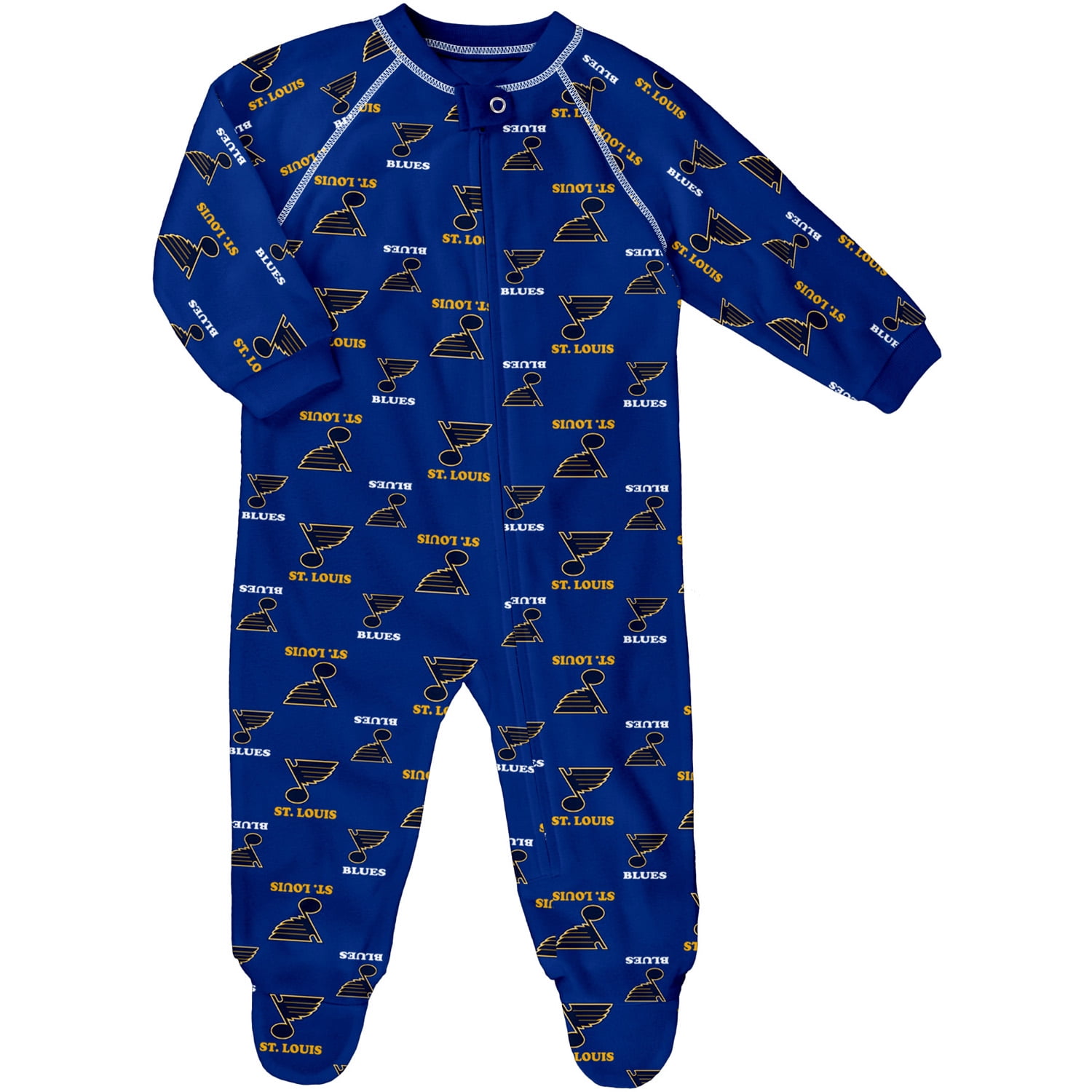 OuterStuff Toronto Raptors Newborn All Over Print Raglan Sleeper