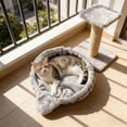 thumbnail image 2 of POPETPOP Cat Tree Replacement Hammock in Light Grey for Indoor Cat Entertainment, 2 of 9