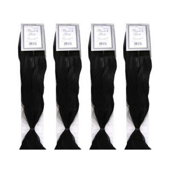 Silver Braids #1 3oz. Kanekalon Silky Synthetic Braiding Hair - The Millennium Braid