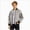 A34-Grey, variant on 8-9 Years Big Boys Bomber Jacket Zip Up Lightweight Flight Coat Casual Outerwear