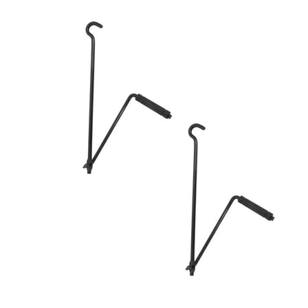 UPGRATOR Raindrops 2pcs Floor Jack Handle Trailer Jack Handle Replacement for Auto Repair Tire Tool Metal Jack Handle Lifting Rod Stand