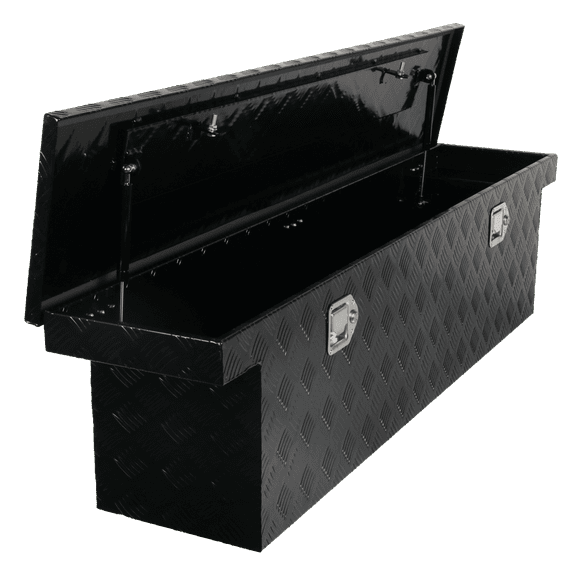FGJQEFG 60 Inch  Heavy Wall Truck Tool Box Aluminum Trailer Toolbox for Pickup Low Profile 60"X12"X14"