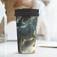 thumbnail image 6 of Daiia Space White Horse Printed Stainless Steel Tumbler with Lid and Straw, Double Wall Vacuum Insulated Coffee Tumbler Travel Coffee Mug with Leak Proof Lid, 6 of 8