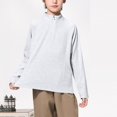 thumbnail image 3 of Ugoldhm Boys Girls 5-14 Years Quarter Zip Sweattshirt - Quick Dry Long Sleeve Sportswear Tops, 3 of 6