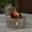 Dark Brown Wood Grain Finish, variant on Evita 42'' 50,000 BTU Outdooor Propane Fire Pit Table with Adjustable Flame