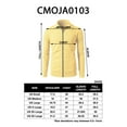 thumbnail image 6 of H2H Mens Sports Slim Fit Lightweight Line Training Full Zip-up Jacket CHARCOAL US S/Asia M (CMOJA0103), 6 of 6