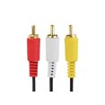 thumbnail image 1 of Cable RCA 3 a 3 de 1.2 metros compatible con: bocinas, reproductor DVD, decodificadores, consolas y de audio y mas, 1 of 9