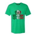 thumbnail image 2 of Wild Bobby, Mexican Queen Latin Pride Men Premium Tri Blend Tee, Envy, XX-Large, 2 of 5