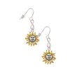 thumbnail image 3 of Delight Jewelry Silvertone Enamel Sun Silver tone Infinity French Earrings, 3 of 4