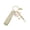 B, variant on Mightlink Flower Metal Keychain Pendant Faux Pearl Ribbon Bowknot Decor Car Key Chain Earphone Bag Phone Accessories