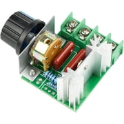 CHANCS PWM AC Motor Speed Controller Input 220V Output 50V-220V AC Controller Adjustable Driver Switch