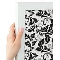 thumbnail image 4 of PinPix 36x18 Custom Cork Bulletin Board Floral Black Leaf Poster Board Has a Fabric Style Canvas Finish, Framed in Floral Black Leaf, by ArtToFrames (PinPix-180), 4 of 6