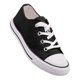 thumbnail image 2 of Zapatilla casual urbana de lona para niños negra 7191, 2 of 4