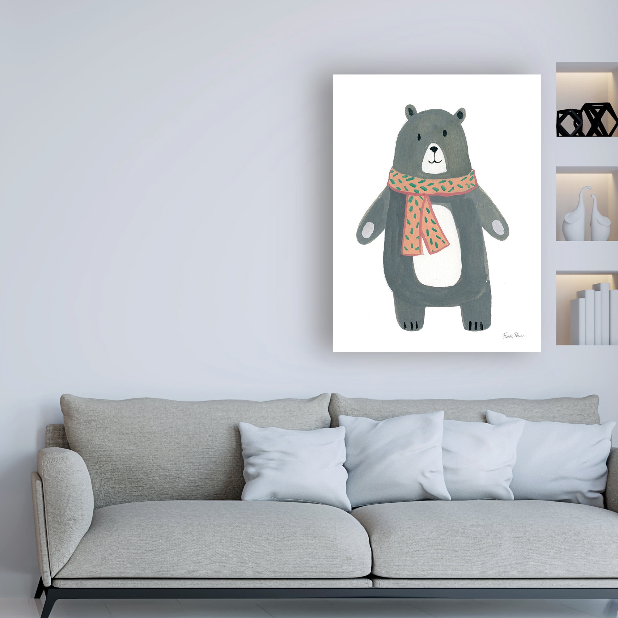 Trademark Fine Art 'Neighborhood Pals IV' Canvas Art by Farida Zaman