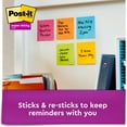 thumbnail image 5 of Post-it® Super Sticky Notes, 3 in x 3 in, Energy Boost Collection, 5 Pads/Pack, 5 of 17