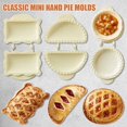 thumbnail image 3 of Handmade Pie Mold Classic Mini Hand Pie Molds Fall Mini Pie Mould Dough Presser Pocket Pie Mold   Single Pack, 3 of 11