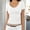 White, variant on Women's Summer Sexy Transparent T-Shirts Crop Top V Neck Buttons Short Sleeve Short Tee Shirts