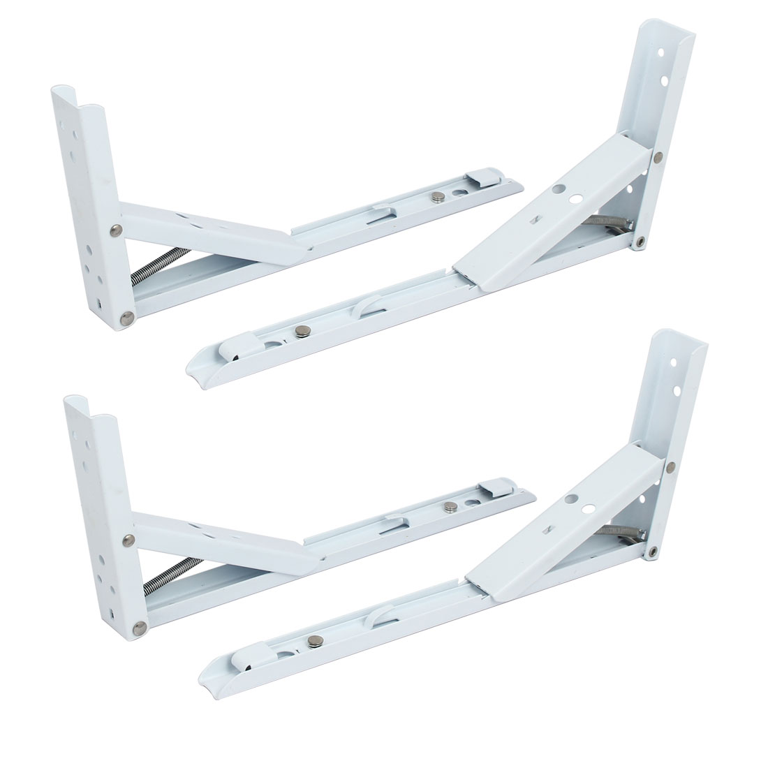 30cm 12" Length Metal Spring Loaded Triangle Folding Shelf Brackets Support 4pcs Walmart Canada
