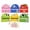 6pcs, variant on Cute Fruit Monster Pop Up Sticky Notes Dispenser Transparent Translucent Magic Stationery Index Tabs Clear Reusable Office Memo Pull Out Separator Puzzle Activity Study Book Tomato Box