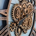 thumbnail image 5 of THE GEARS CLOCK Wall Clock with Real Moving Gears AM-LI_ 36 in Round White-Farmhouse, 5 of 10