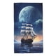thumbnail image 1 of Balery Moonlit Night Sea Sailboat Toalla de Microfibra Premium con Estampado – 27.5x16 pulgadas, Alta Absorción, Suave y Aterciopelada, Secado Rápido, 1 of 6