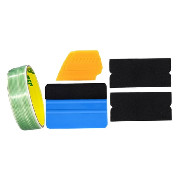 Kit de herramientas para envolver vinilo de automóviles, fácil de usar, para cortar vinilo de camiones con escobilla de goma. Estilo C