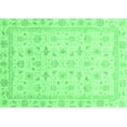 thumbnail image 1 of Ahgly Company Indoor Rectangle Oriental Emerald Green Modern Area Rugs, 2' x 3', 1 of 4