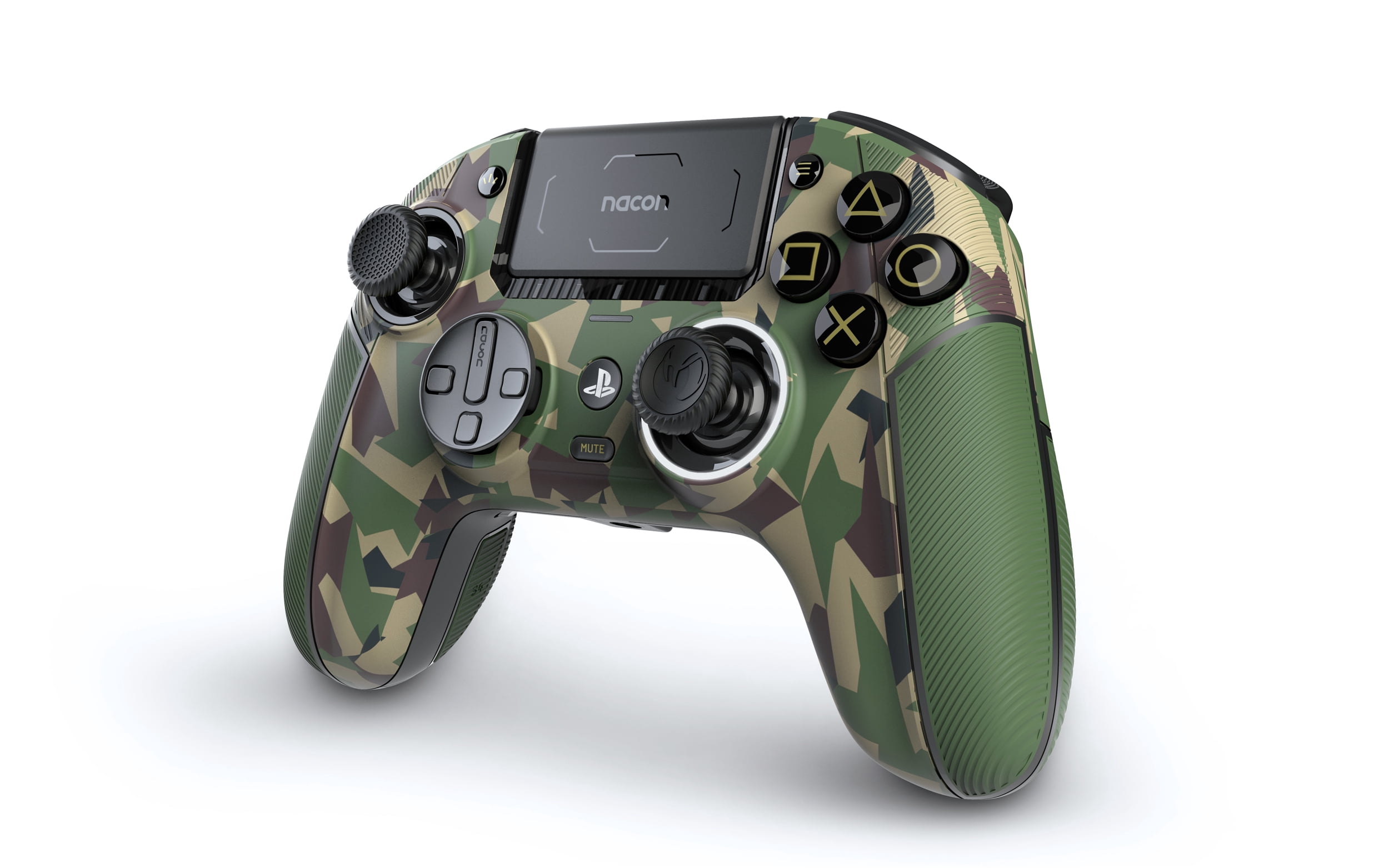 Manette sans fil Nacon Revolution 5 PRO pour PlayStation 4|5 et PC avec technologie à effet Hall et boutons programmables, camouflage forêt