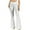 White, variant on Lovskoo 2024 Palazzo Pants for Women - Soft High Waisted Boho Hippie Flare Pants - Leggings Black