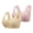 beige+pink(2pack), variant on 2 Pack Plus Size Front Closure Bras for Women - Wireless Supportive Full Coverage U-Back Bras with Wide Adjustable Strap, Breathable Soft Floral Everyday Bras for Seniors & Curvy Ladies (XL-7XL)