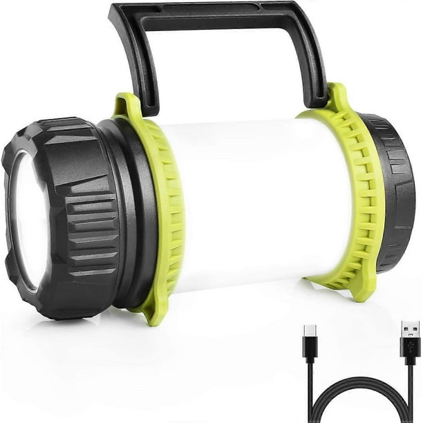 LE LED Handheld Lantern, Dimmable Camping Lantern, Rechargeable Super Bright 500lm CREE LED Handheld Lantern with Warning Light for Camping, Fishing
