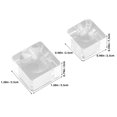 thumbnail image 2 of CTIRCHIU 4Pcs Compact Clear Crystal Display Pedestal for Sphere and Orb Decoration, 2 of 8