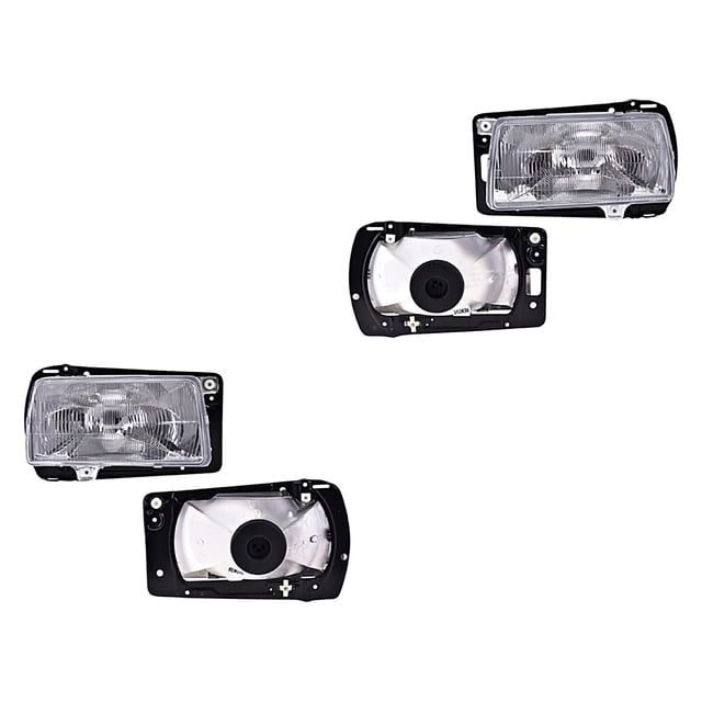 Par de Faros Jetta 1985 A 1992 Volkswagen Manual P/Halog DEPO .