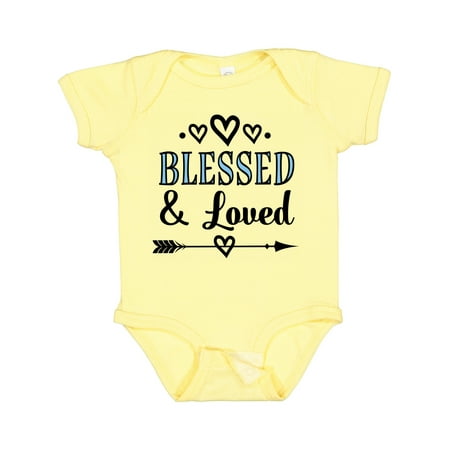 

Inktastic Blessed and Loved Gift Baby Boy or Baby Girl Bodysuit