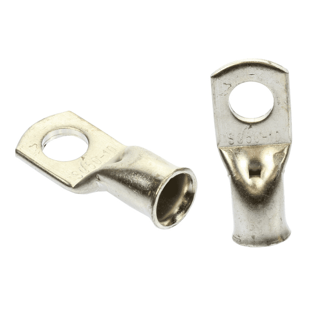 Wire Ring Terminal Nickel Copper 1/0 AWG Gauge 5/16" Connectors