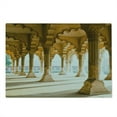thumbnail image 2 of Pillar Cutting Board, Historical Theme Gallery of Pillars at Agra Fort Digital Image, Decorative Tempered Glass Cutting and Serving Board, Large Size, Pale Coffee and Beige, by Ambesonne, 2 of 5