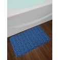 thumbnail image 2 of Cartoon Bath Mat, Fantasy Theme Illustration of Unicorns Long Magic Colorful Manes, Plush Bathroom Decor Mat with Non Slip Backing, 29.5" X 17.5", Night Blue and Multicolor, by Ambesonne, 2 of 2