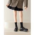 thumbnail image 4 of Womens Crew Socks Cotton Long Gym Socks Lightweight Athletic Running Socks, 4 of 12