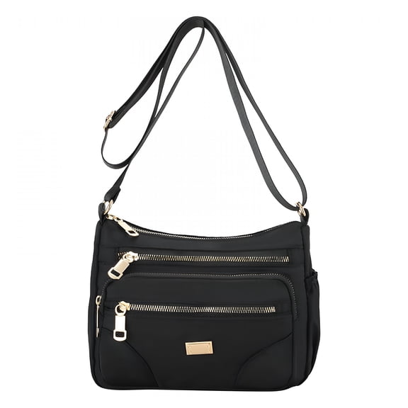 GASTROPOD Nylon Crossbody Bags for Women Waterproof Large Purses Multi-Pocket Pocketbooks Shoulder Bag Over Shoulder Purse Crossbody for Women