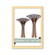 thumbnail image 1 of Singapur Gardens by the Bay Cuadro de madera decorativa marco de casa A4, 1 of 3
