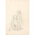 thumbnail image 3 of Benjamin West 11x14 Black Modern Framed Museum Art Print Titled - Sketch, 3 of 5