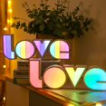 thumbnail image 3 of Led decorative lights string Valentine's Day marriage proposal love light box English letter modeling light,Good Material, 3 of 6