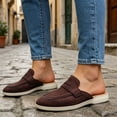 thumbnail image 6 of CHICVOMEY Mules & Clogs for Women Leather Womens Slip on Shoes Comfortable Casual Mules Shoes for Indoor Outdoor Business, 6 of 9